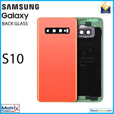 Samsung Galaxy S10 Back cover Glass With Camera Lens (Aftermarket Plus) - Matrix Traders