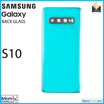 Samsung Galaxy S10 Back cover Glass With Camera Lens (Aftermarket Plus) - Matrix Traders