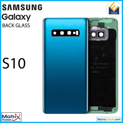 Samsung Galaxy S10 Back cover Glass With Camera Lens (Aftermarket Plus) - Matrix Traders