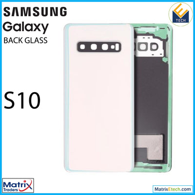 Samsung Galaxy S10 Back cover Glass With Camera Lens (Aftermarket Plus) - Matrix Traders