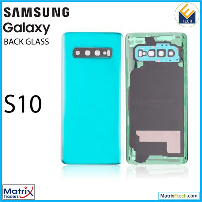 Samsung Galaxy S10 Back cover Glass With Camera Lens (Aftermarket Plus) - Matrix Traders