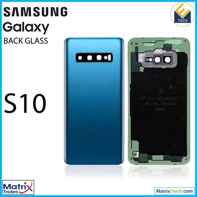 Samsung Galaxy S10 (G973F) Back cover Glass With Camera Lens (Service Pack) - Matrix Traders