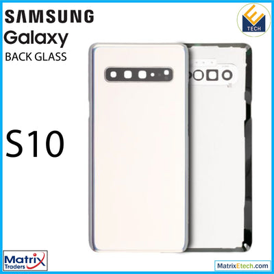 Samsung Galaxy S10 (G973F) Back cover Glass With Camera Lens (Service Pack) - Matrix Traders