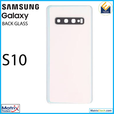 Samsung Galaxy S10 (G973F) Back cover Glass With Camera Lens (Service Pack) - Matrix Traders