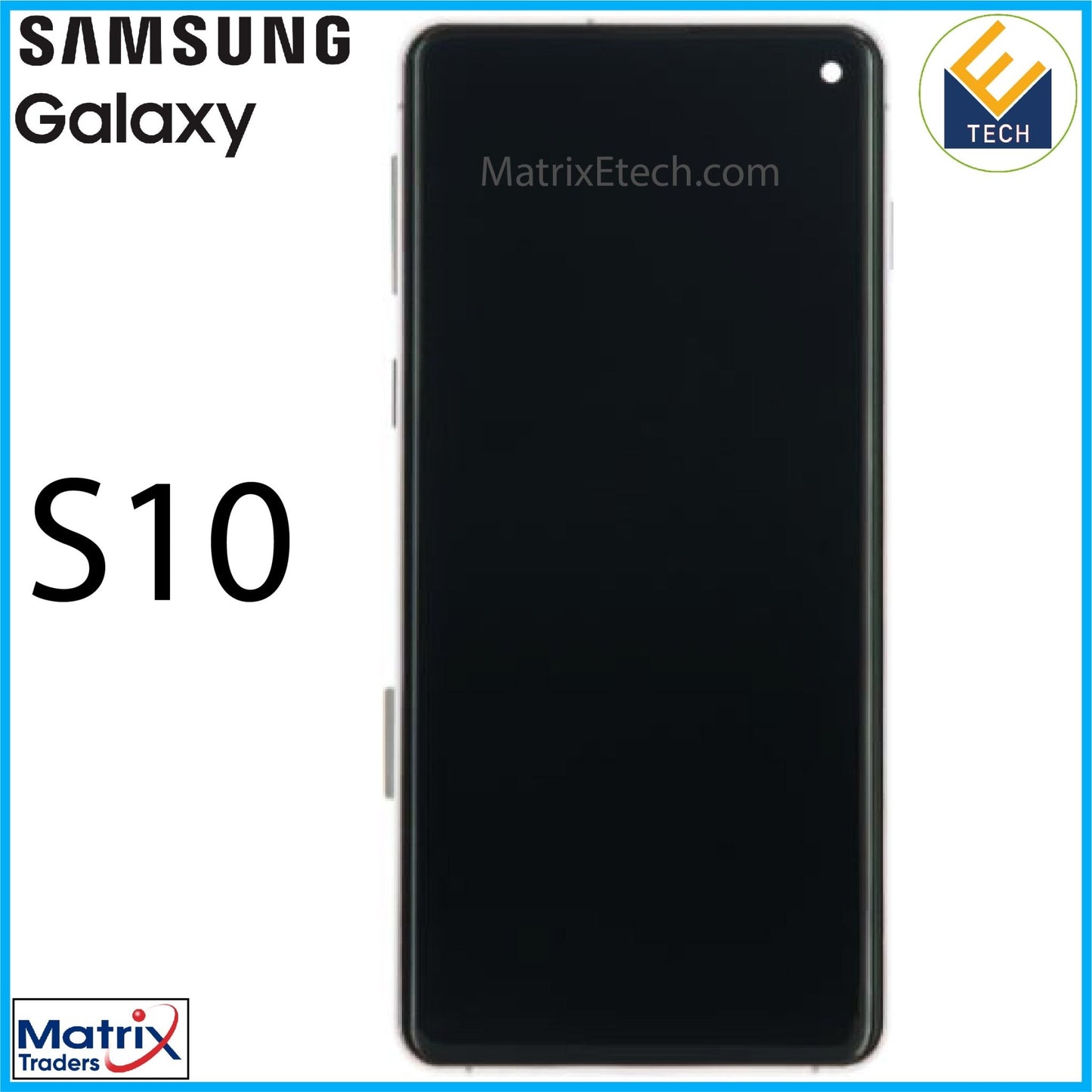 Samsung Galaxy S10 LCD Assembly With Frame (Aftermarket) - Matrix Traders