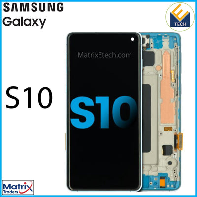 Samsung Galaxy S10 LCD Assembly With Frame (Aftermarket) - Matrix Traders