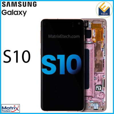 Samsung Galaxy S10 LCD Assembly With Frame (Aftermarket) - Matrix Traders