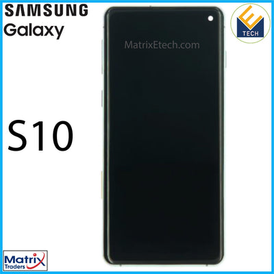 Samsung Galaxy S10 LCD Assembly With Frame (Aftermarket) - Matrix Traders