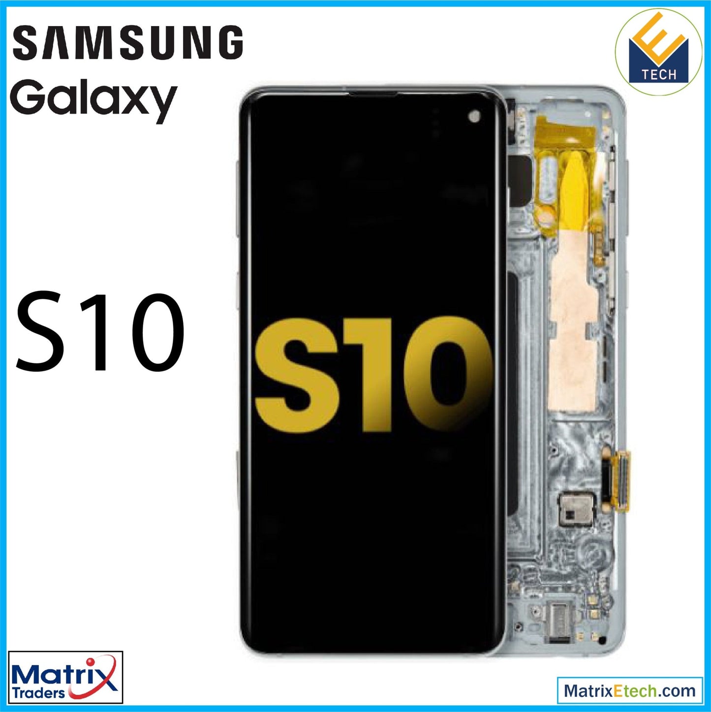 Samsung Galaxy S10 OLED Assembly With Frame (Refurbished) - Matrix Traders