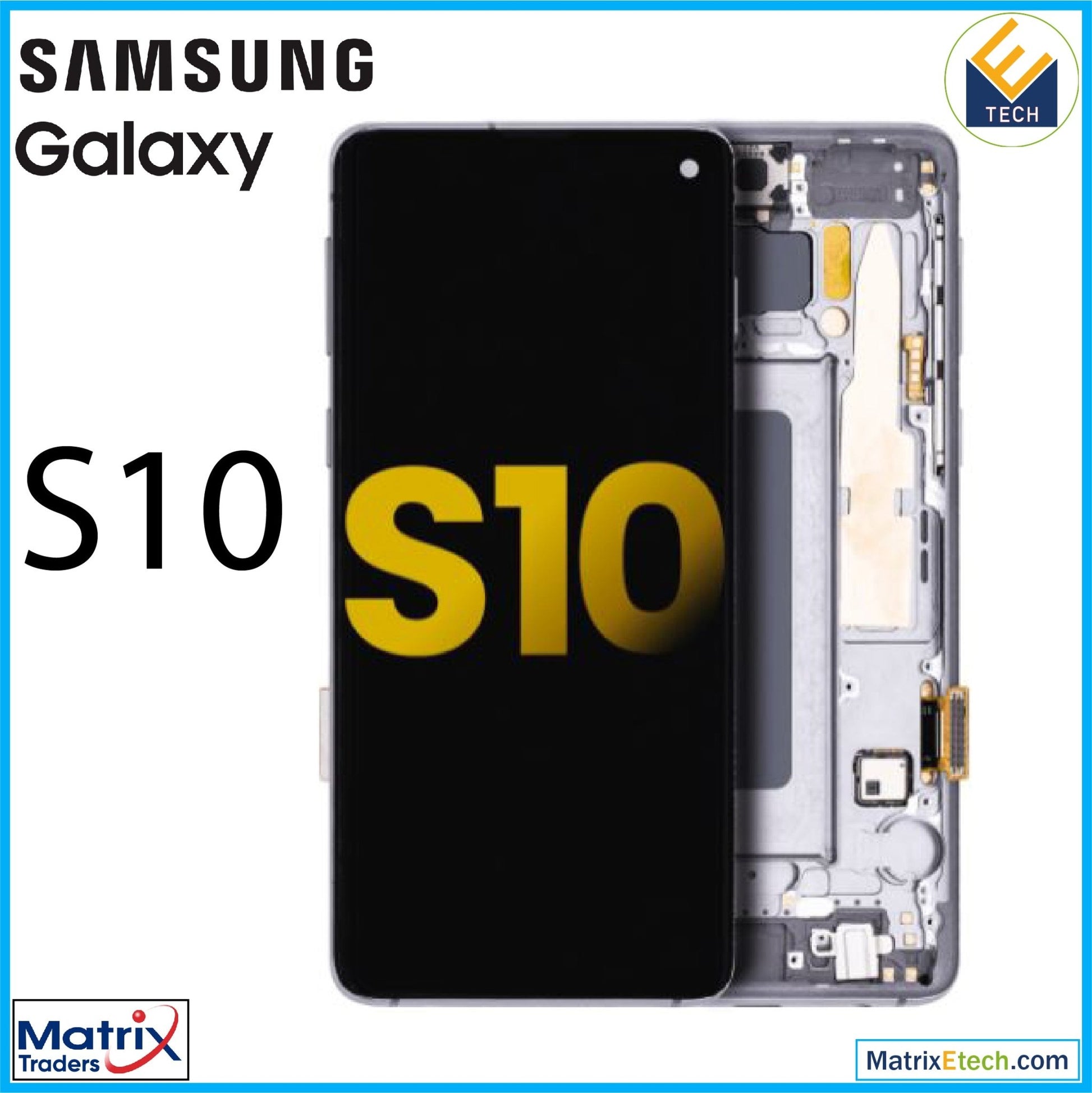 Samsung Galaxy S10 OLED Assembly With Frame (Refurbished) - Matrix Traders