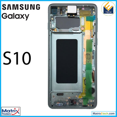 Samsung Galaxy S10 OLED Assembly With Frame (Service Pack) - Matrix Traders