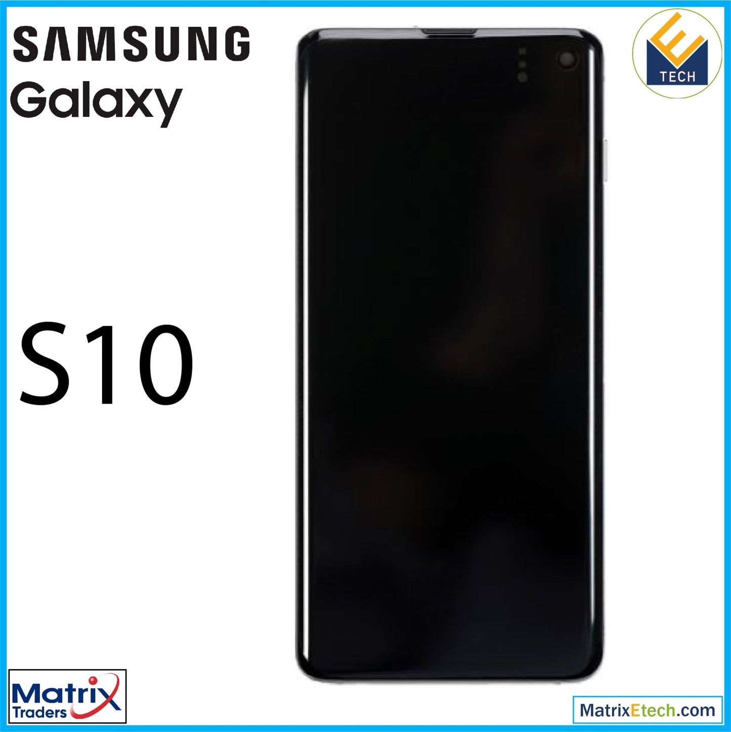 Samsung Galaxy S10 OLED Assembly With Frame (Service Pack) - Matrix Traders