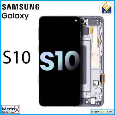 Samsung Galaxy S10 OLED Assembly With Frame (Service Pack) - Matrix Traders