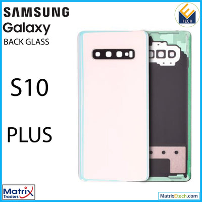 Samsung Galaxy S10 Plus Back cover Glass With Camera Lens (Aftermarket Plus) - Matrix Traders