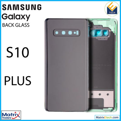 Samsung Galaxy S10 Plus Back cover Glass With Camera Lens (Aftermarket Plus) - Matrix Traders