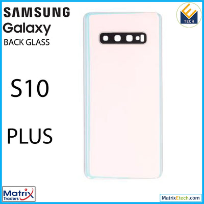 Samsung Galaxy S10 Plus Back cover Glass With Camera Lens (Aftermarket Plus) - Matrix Traders