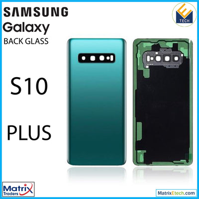 Samsung Galaxy S10 Plus Back cover Glass With Camera Lens (Aftermarket Plus) - Matrix Traders