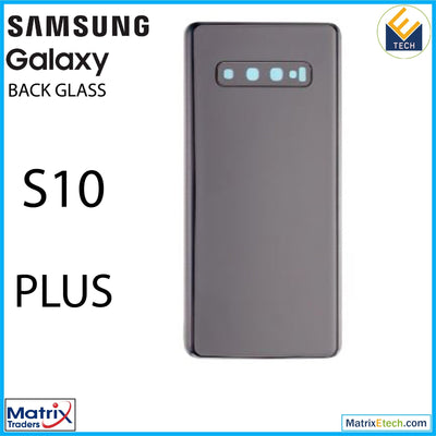 Samsung Galaxy S10 Plus Back cover Glass With Camera Lens (Aftermarket Plus) - Matrix Traders