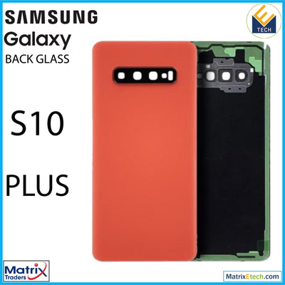 Samsung Galaxy S10 Plus Back cover Glass With Camera Lens (Service Pack) - Matrix Traders