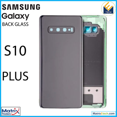 Samsung Galaxy S10 Plus Back cover Glass With Camera Lens (Service Pack) - Matrix Traders