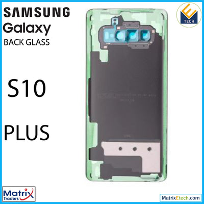 Samsung Galaxy S10 Plus Back cover Glass With Camera Lens (Service Pack) - Matrix Traders