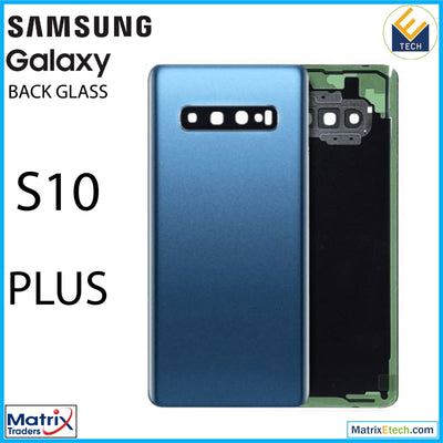 Samsung Galaxy S10 Plus Back cover Glass With Camera Lens (Service Pack) - Matrix Traders