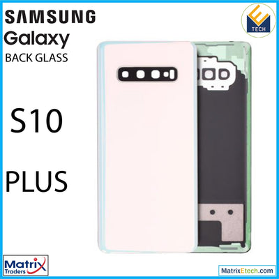 Samsung Galaxy S10 Plus Back cover Glass With Camera Lens (Service Pack) - Matrix Traders