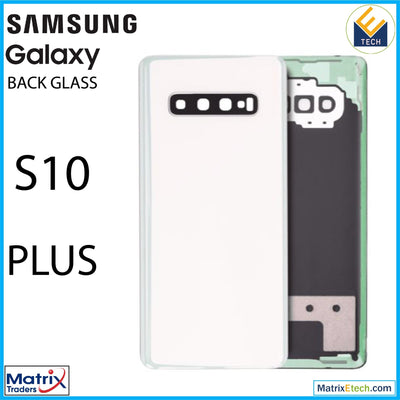 Samsung Galaxy S10 Plus Back cover Glass With Camera Lens (Service Pack) - Matrix Traders