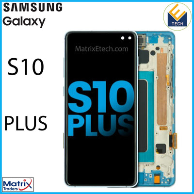 Samsung Galaxy S10 Plus CD Assembly With Frame (Aftermarket) - Matrix Traders