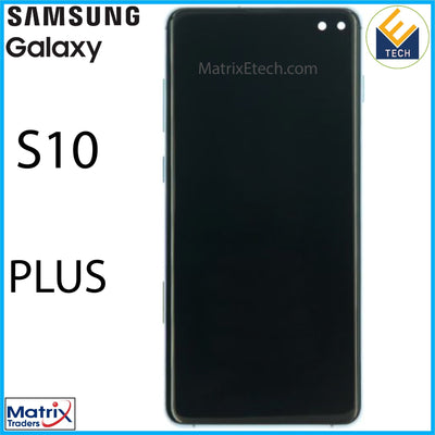 Samsung Galaxy S10 Plus CD Assembly With Frame (Aftermarket) - Matrix Traders