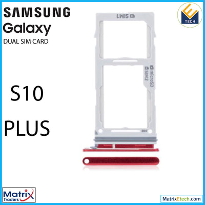 Samsung Galaxy S10 Plus Dual Sim Card Tray - Matrix Traders