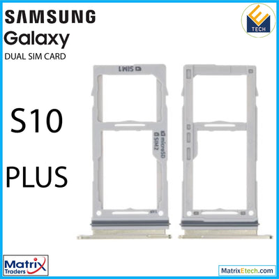 Samsung Galaxy S10 Plus Dual Sim Card Tray - Matrix Traders