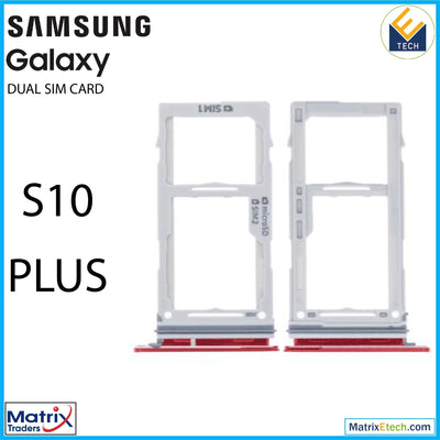 Samsung Galaxy S10 Plus Dual Sim Card Tray - Matrix Traders