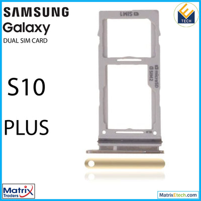 Samsung Galaxy S10 Plus Dual Sim Card Tray - Matrix Traders