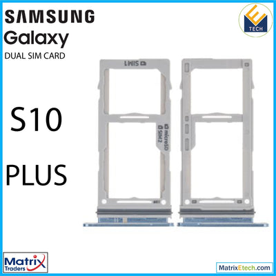 Samsung Galaxy S10 Plus Dual Sim Card Tray - Matrix Traders