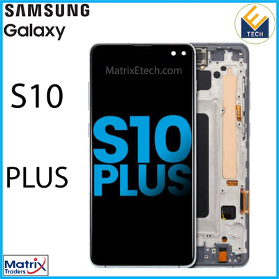 Samsung Galaxy S10 Plus LCD Assembly With Frame (Aftermarket) - Matrix Traders