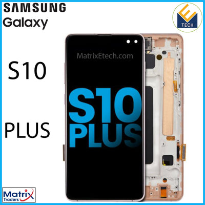 Samsung Galaxy S10 Plus LCD Assembly With Frame (Aftermarket) - Matrix Traders