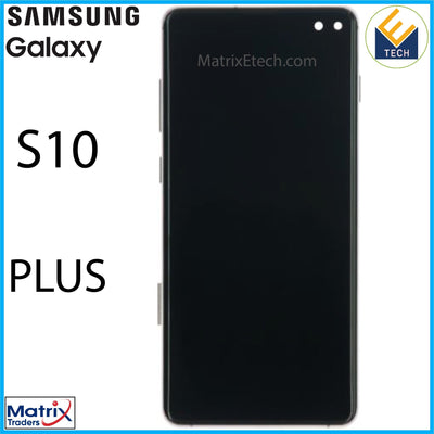 Samsung Galaxy S10 Plus LCD Assembly With Frame (Aftermarket) - Matrix Traders