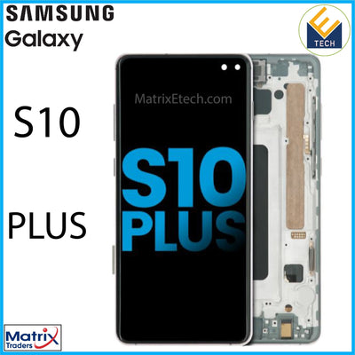 Samsung Galaxy S10 Plus LCD Assembly With Frame (Aftermarket) - Matrix Traders