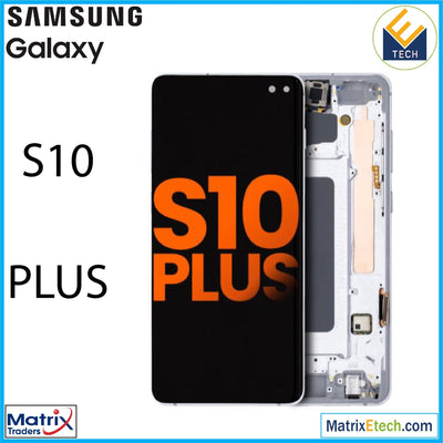 Samsung Galaxy S10 Plus OLED Assembly With Frame (Blemish Grade A) - Matrix Traders