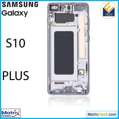 Samsung Galaxy S10 Plus OLED Assembly With Frame (Blemish Grade A) - Matrix Traders