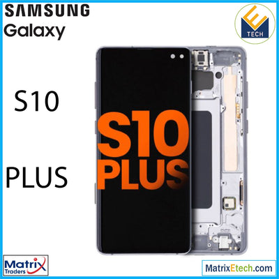 Samsung Galaxy S10 Plus OLED Assembly With Frame (Blemish Grade A) - Matrix Traders