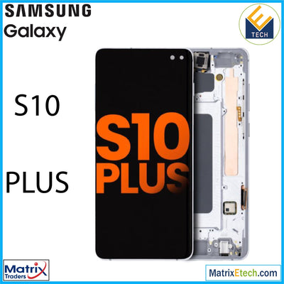 Samsung Galaxy S10 Plus OLED Assembly With Frame (Blemish Grade B) - Matrix Traders