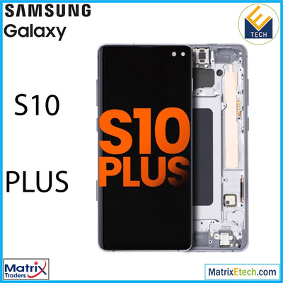 Samsung Galaxy S10 Plus OLED Assembly With Frame (Blemish Grade B) - Matrix Traders