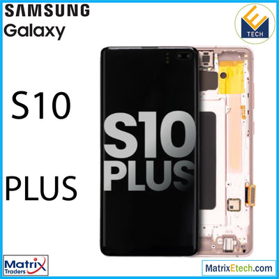 Samsung Galaxy S10 Plus OLED Assembly With Frame (Pull Grade A) - Matrix Traders