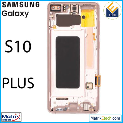 Samsung Galaxy S10 Plus OLED Assembly With Frame (Pull Grade A) - Matrix Traders