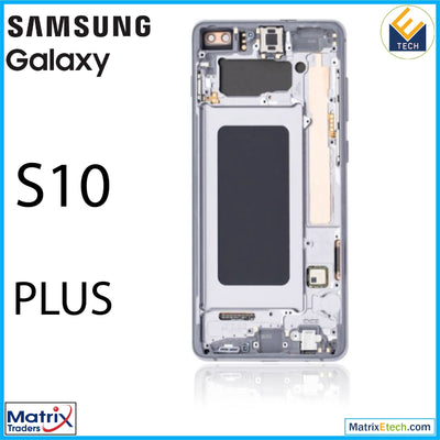 Samsung Galaxy S10 Plus OLED Assembly With Frame (Refurbished) - Matrix Traders