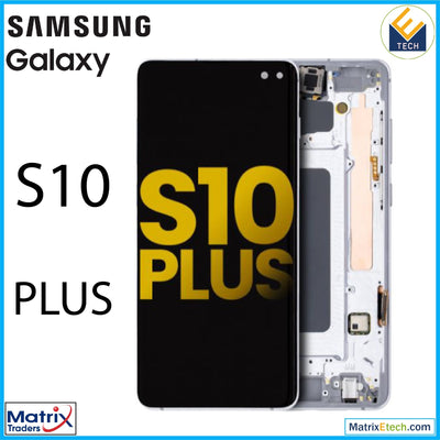 Samsung Galaxy S10 Plus OLED Assembly With Frame (Refurbished) - Matrix Traders