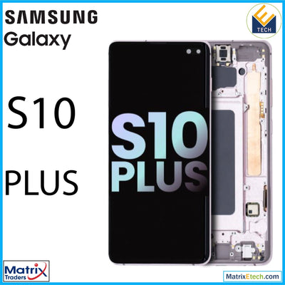 Samsung Galaxy S10 Plus OLED Assembly With Frame (Service Pack) - Matrix Traders