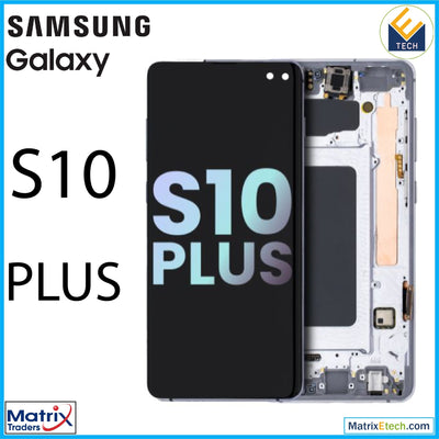 Samsung Galaxy S10 Plus OLED Assembly With Frame (Service Pack) - Matrix Traders